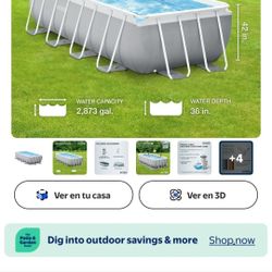 16ftx8ftx42in Rectangle Pool 