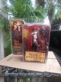 McFarlane Toys Monsters Twisted Fairy Tales Lil Red Riding Hood Figurine Wolf