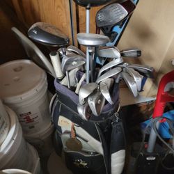 Golf clubs  And bag