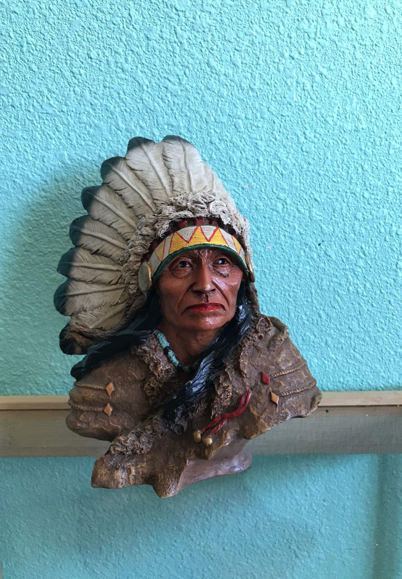 Native American Bust Figurine