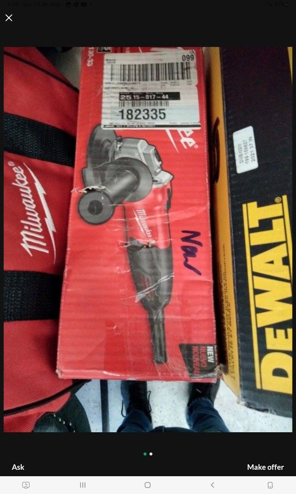 purchase factory MILWAUKEE in. Freight CORDED Corded GRINDER 4 Angle 1/