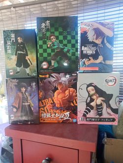 Demon Slayer MHA Dbz Statues