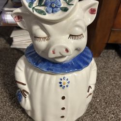 Vintage Pig Cooker Jar