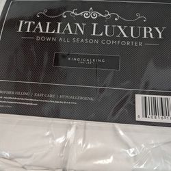 Brand New  Down Alternative Cal King Comforters 