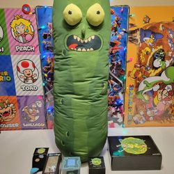 Pickle Rick Plush 42" Giant Jumbo Huge Pillow Adult Swim Rick And Morty Stuffed Toy