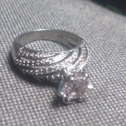 925 Silver Ring Size 6