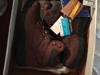 New boots for work iron front size 10