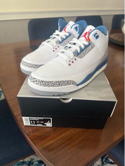 Jordan 3 Retro True Blue Men’s size 11