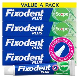 Fixodent 4 pack