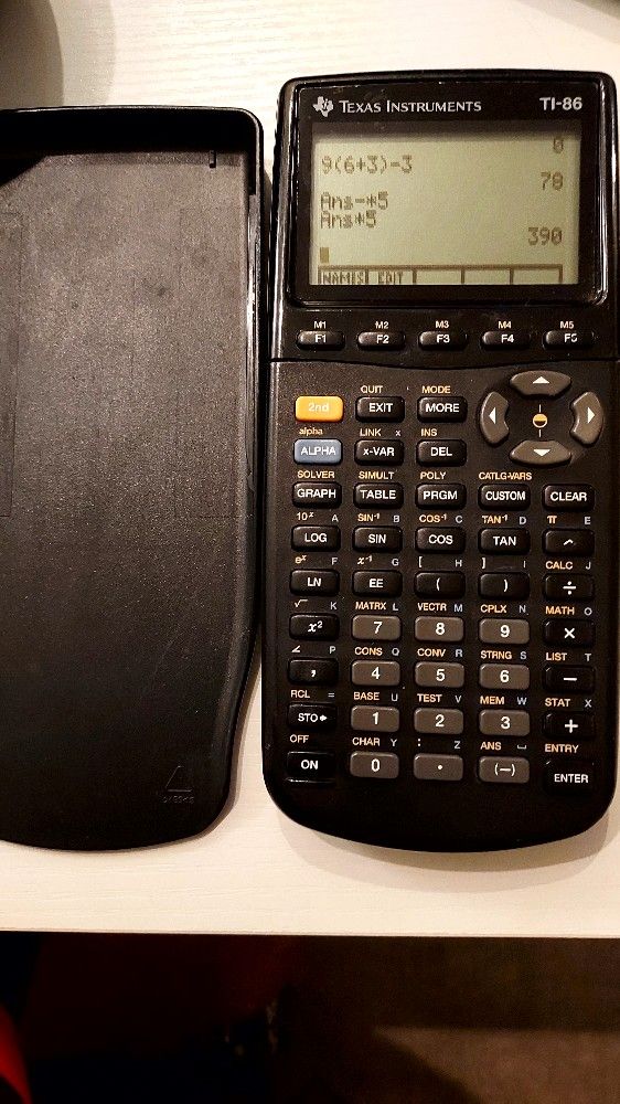 Texas Instruments Ti-86 Graphic Calculator 