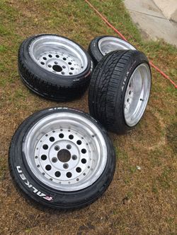 WHEELS AND TIRES 15X8 BOLT PATTERN 5X120 CHEVROLET S10 WHEELS, BMW WHEELS.... PRICE 400