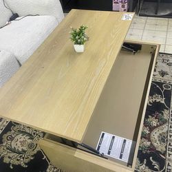 Costco lift to Coffee Table - Storage Inside