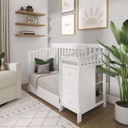 NEW Jayden 4-in-1 Mini Convertible Crib and Changer