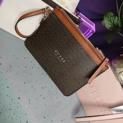 3 Guess Wristlet Clutch 