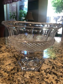 Crystal Pedestal Bowl