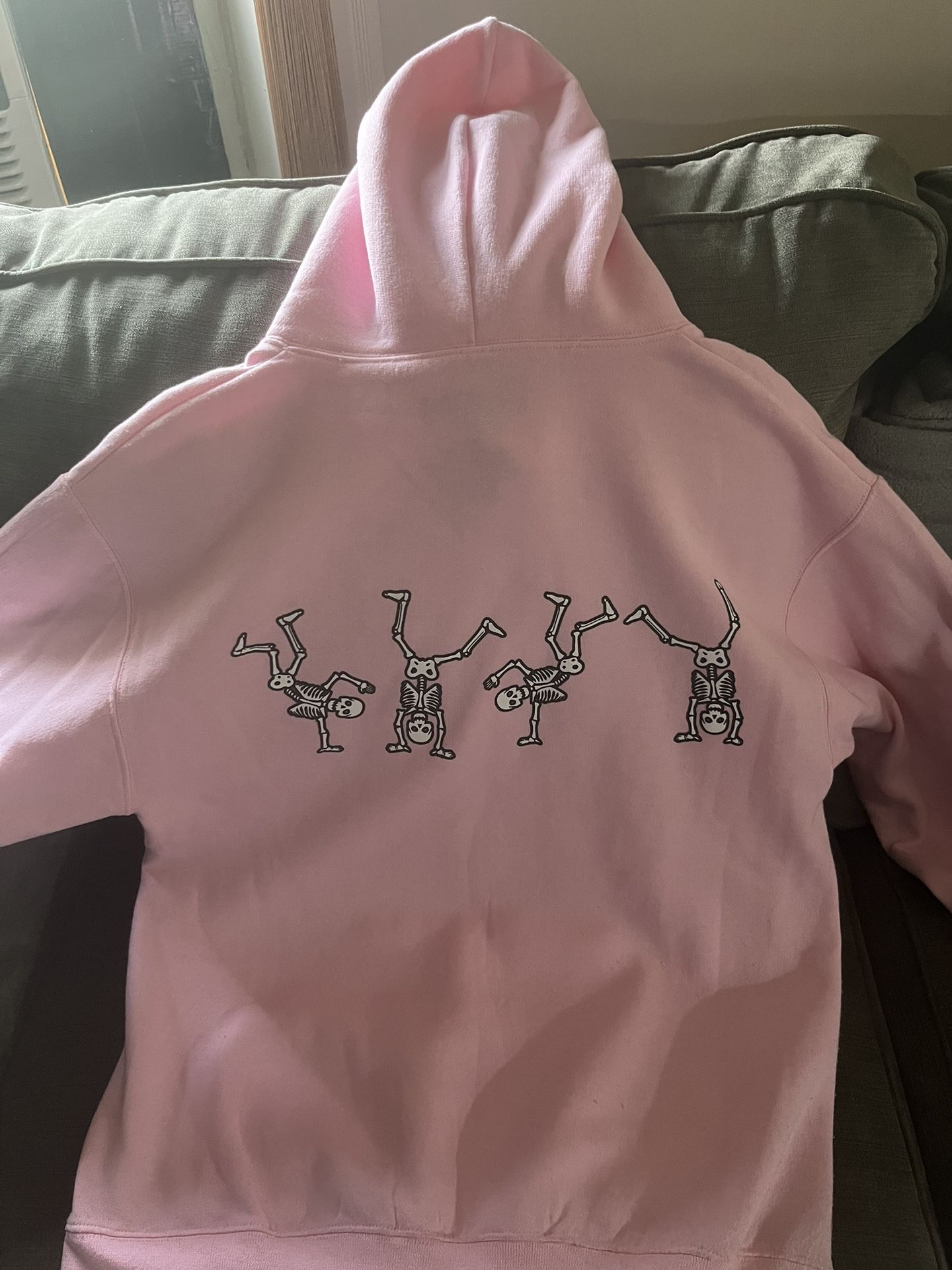Pink Skulls Hoodie
