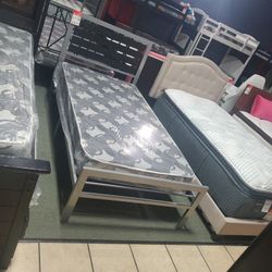 Twin Metal Bedframe Only