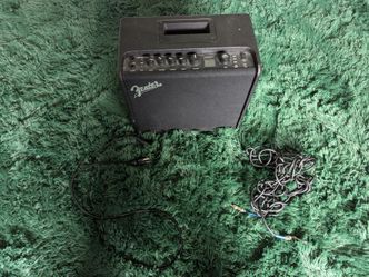 Fender guitar amp and cables $105 OBO
