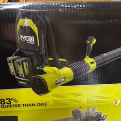 Ryobi backpack leaf blower 40 V 850 CFM
