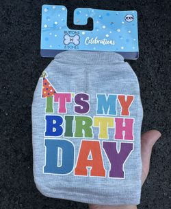 Buttons & Bones It’s My Birthday Dog Shirt