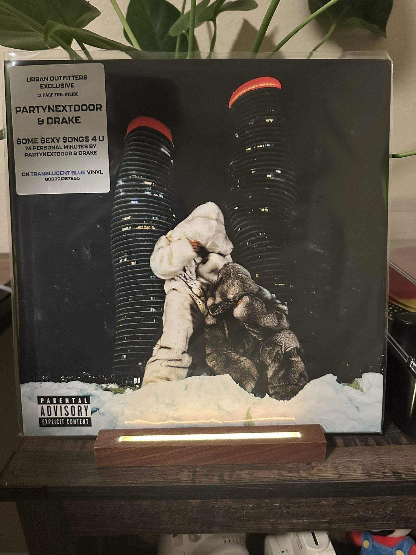 Drake & PARTYNEXTDOOR - Some Sexy Songs 4 U ($$$4U) Translucent Blue Vinyl Urban Outfitters Exclusive (1.5k only)