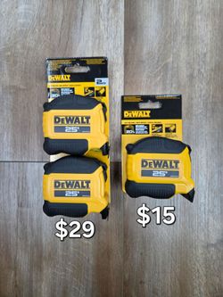 NEW Genuine DeWalt 25-Feet Tape Measure Starting @ $15