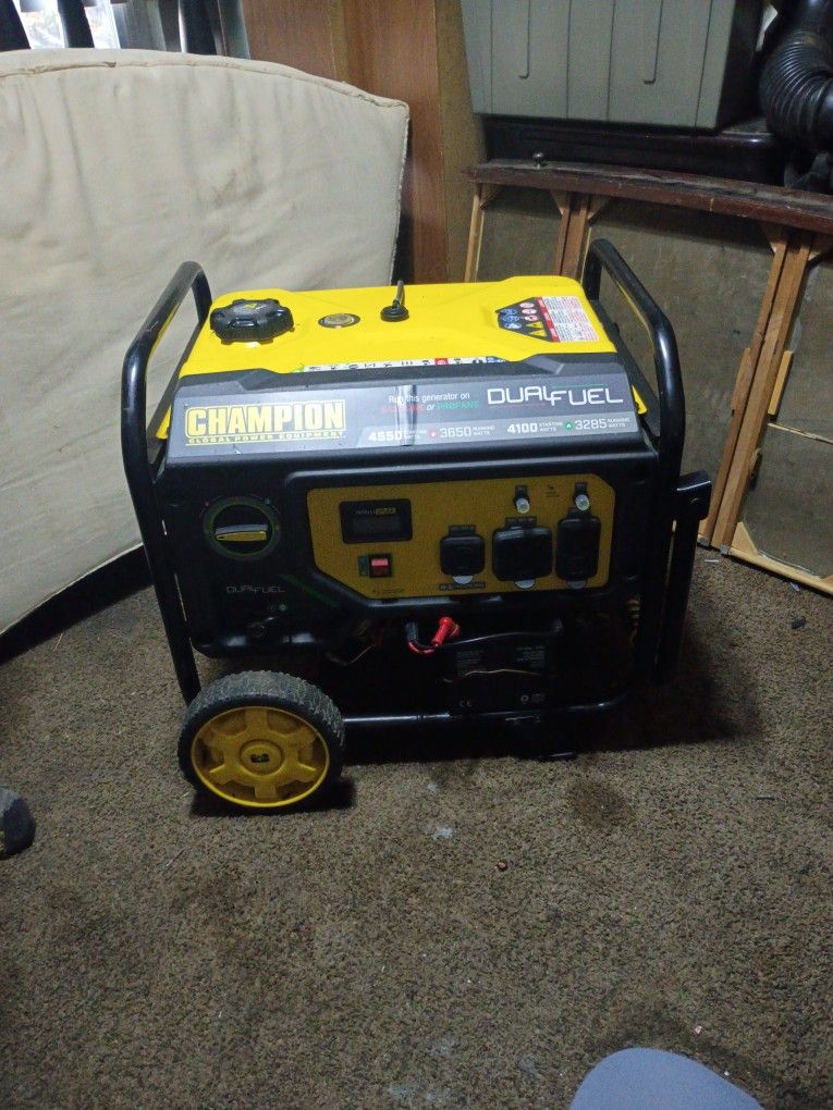 Champion Generator Global Power Equipment Dual Fuel