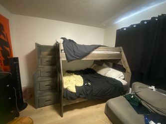 Twin over Full Bunk with Storage Steps