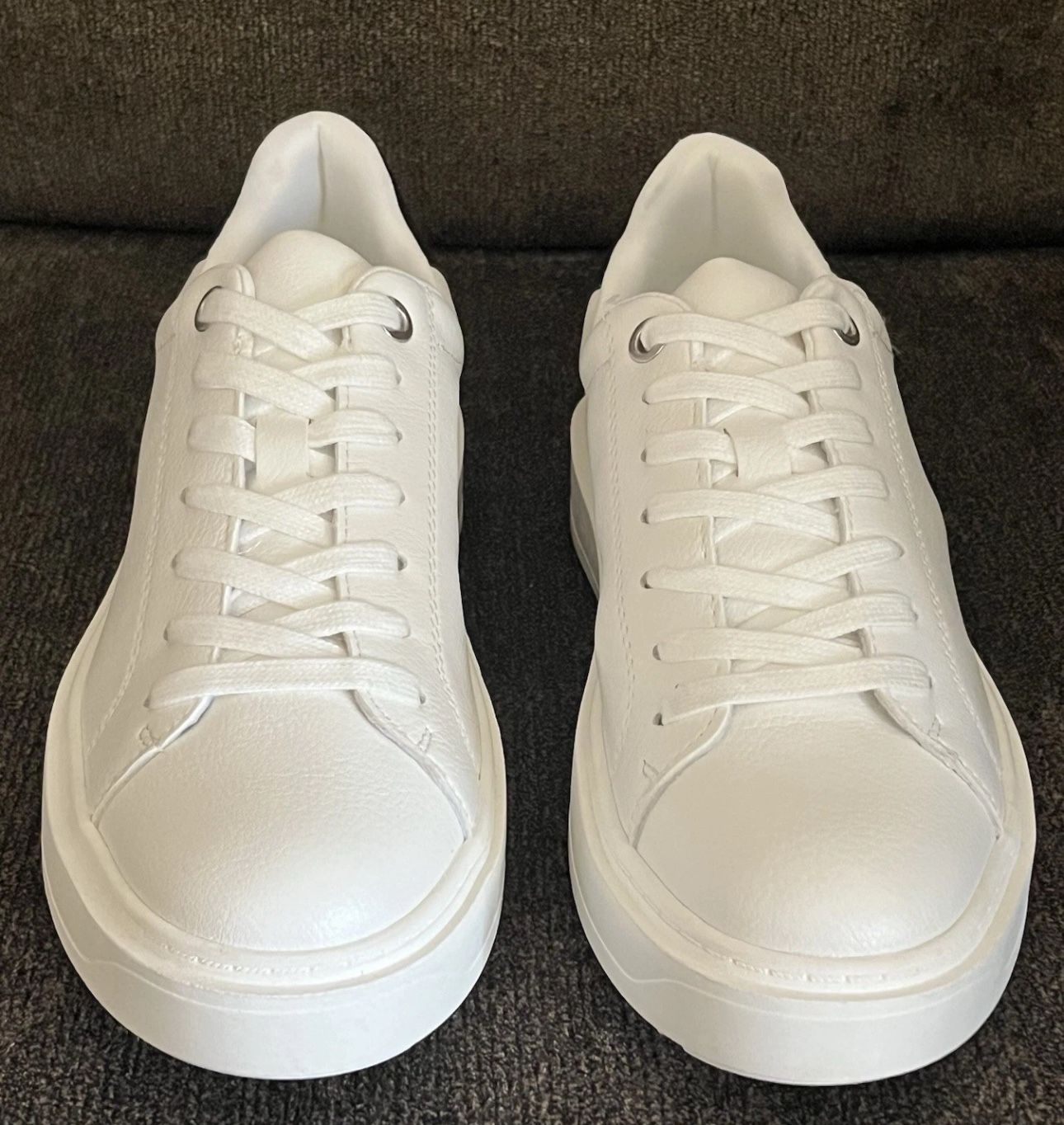 Steve Madden Women's Catcher Platform Sneaker, Size 10M (White)