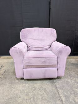BEST CHAIRS, INC. Lavender Polyester Recliner