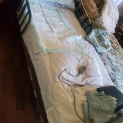 Invacare Electric Adjustable Medical Bed with Side Rails