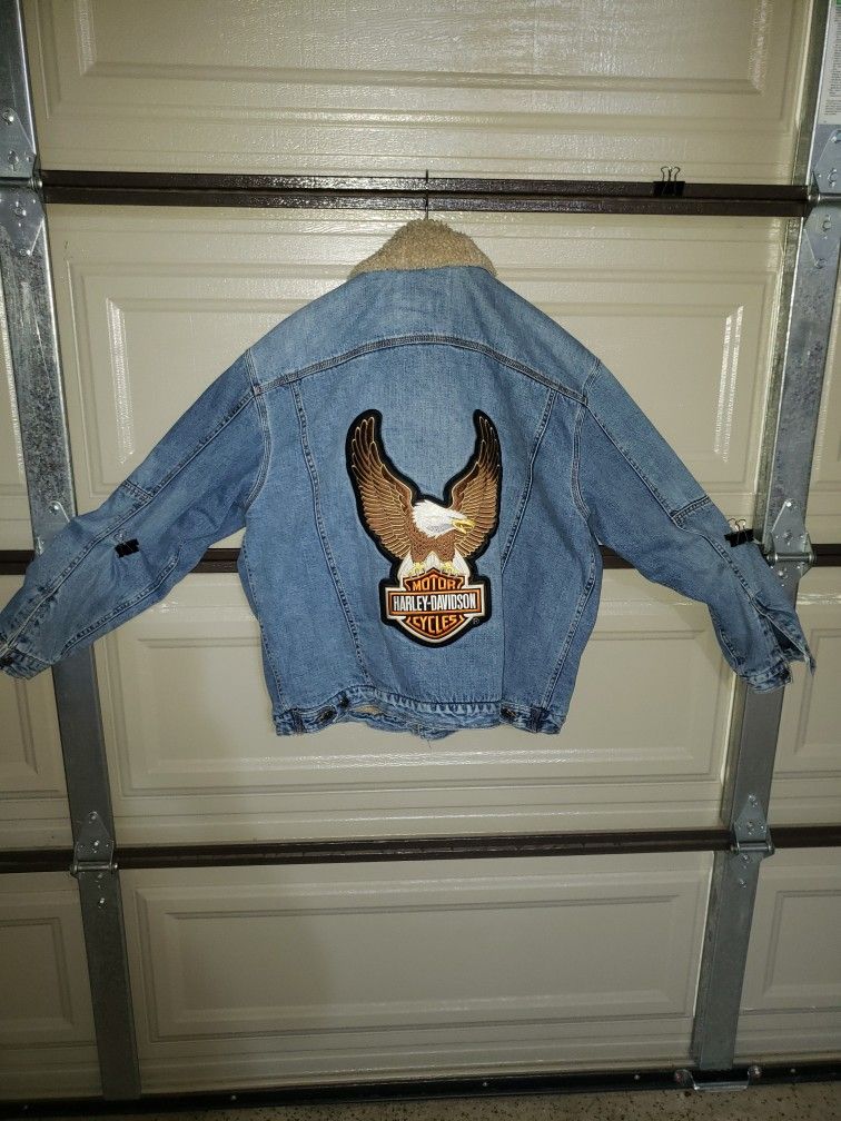Harley Davidson Sherpa Denim Jacket