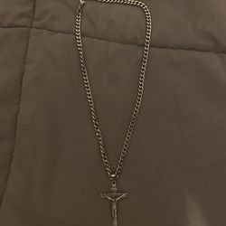 Silver Cross Chain
