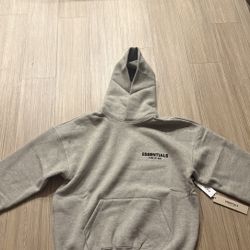 dark oat essentials hoodie