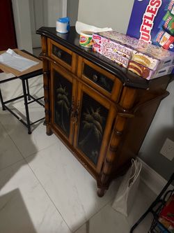 Palm tree cabinet