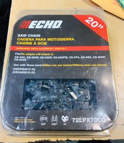 Brand New ECHO 20” Saw Chain part