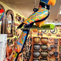 Talavera XL hanging birds✨️🦜Pottery Store In Cypress Ca (4470-5Linconl Ave Cypress Ca.90630 