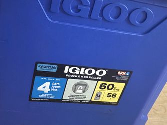Igloo ice, chest large capacity 60 quart