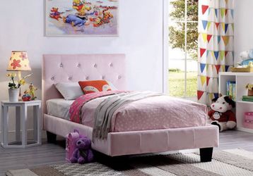 🎀 Twin Diamond tufted bedframe @ Jordan Home Furniture 🎀