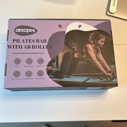 Pilates bar With ab Roller