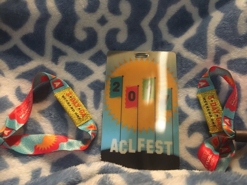 ACL Weekend 1, Two 3-Day Passes With Collectible credential (1)
