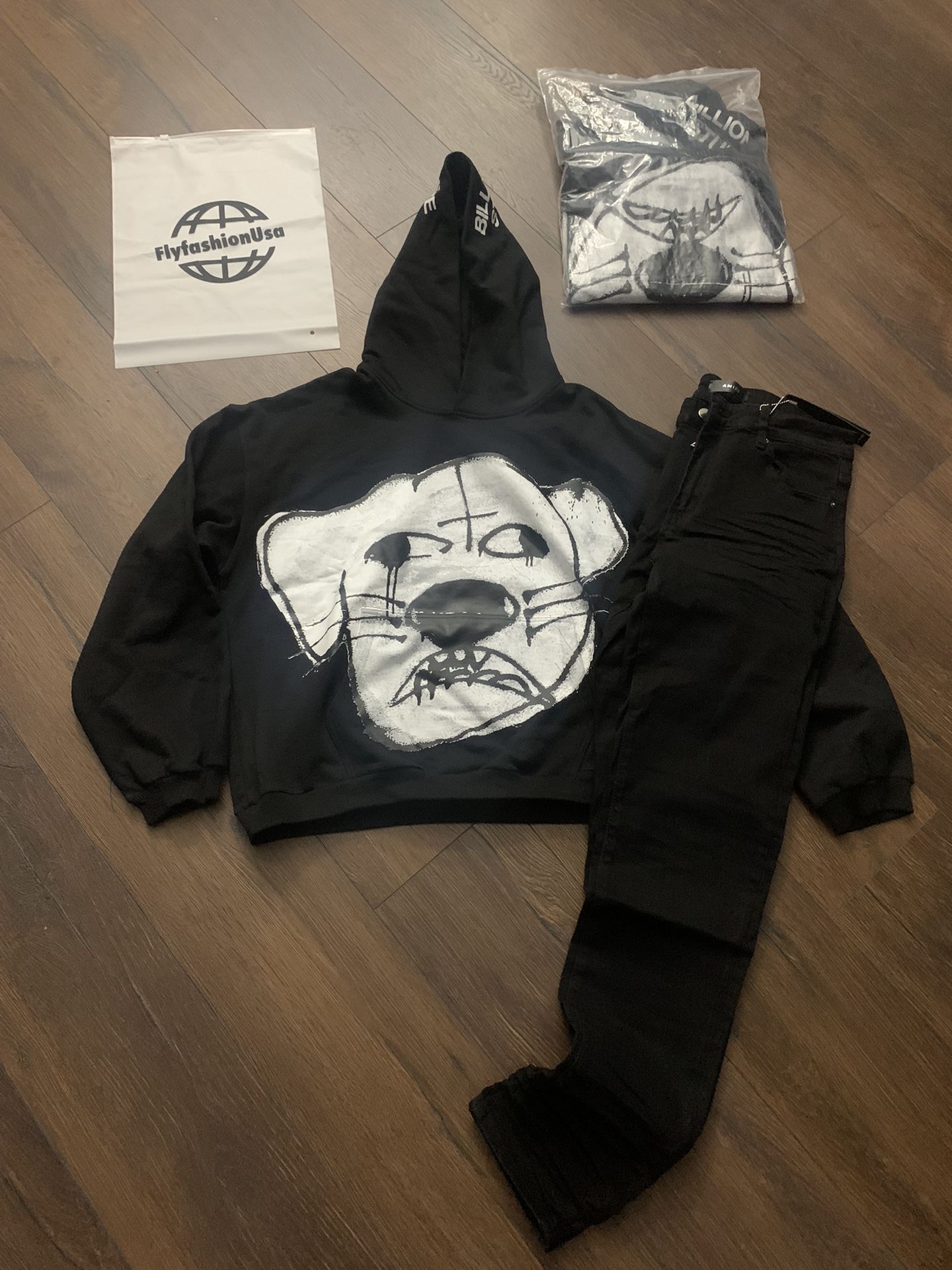 Billionaire Studios Hoodie Amiri Jean Bundle