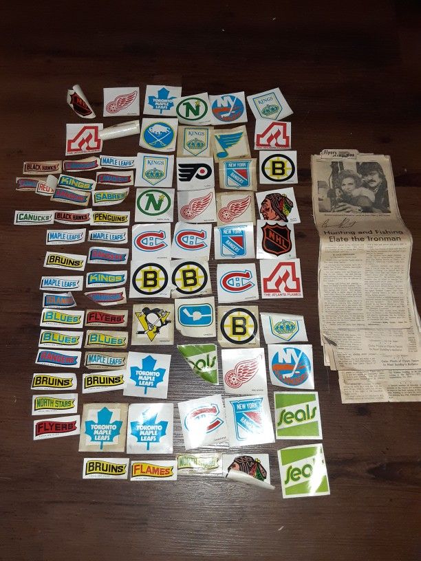 Vintage Hockey Stickers
