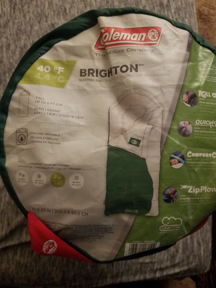 Coleman brighton 40 degree sleeping bag