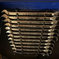 Snap-On Ratcheting Combo Wrench Set 6mm-19mm