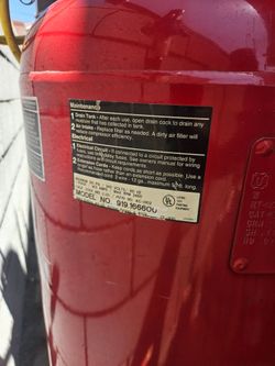 Craftsman 60 gal. Air comoressor 220 v