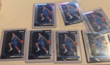 BASE PRIZM LOT OF(7) Jalen Brunson Rookie Carda Finals MVP