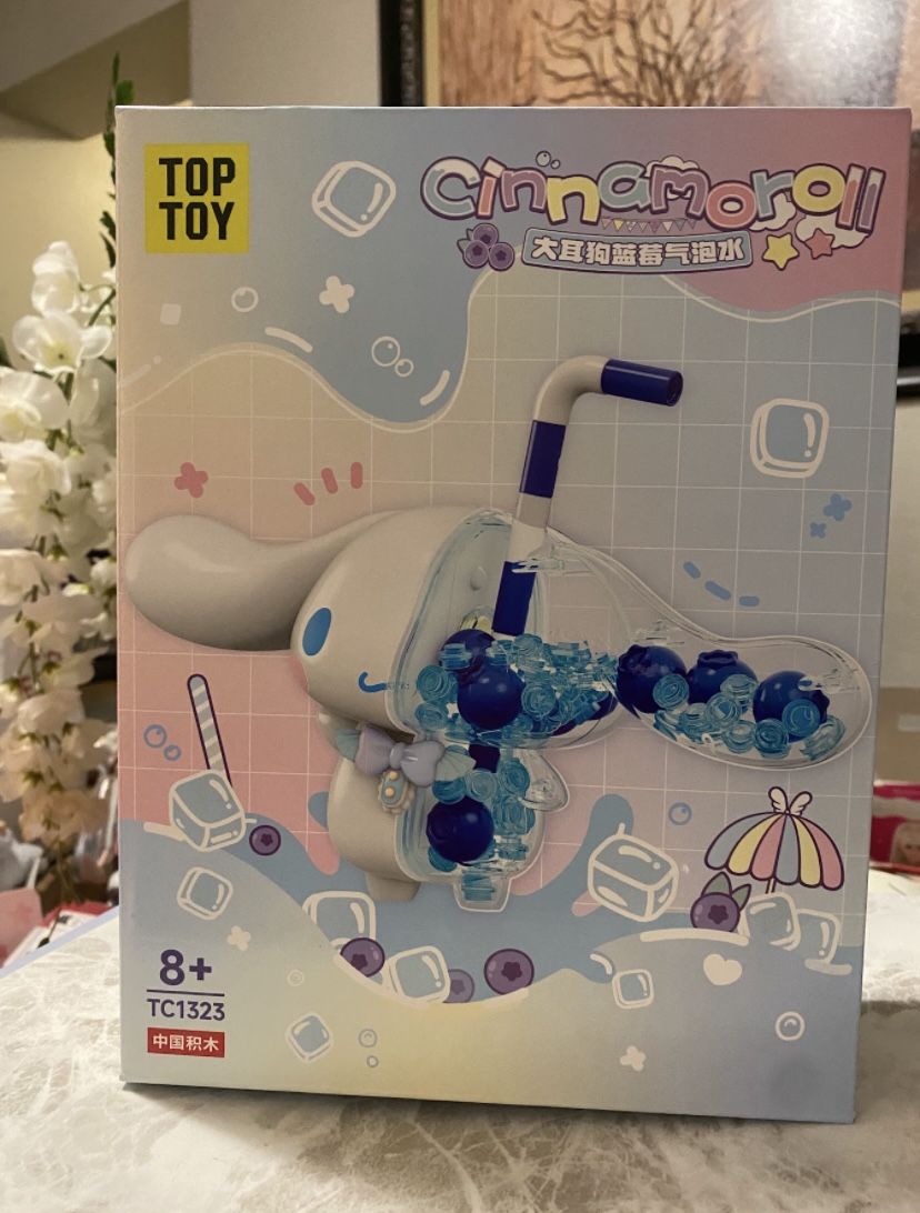Cinnamoroll Sanrio Bubble Soda Big Doll Series Building Blocks