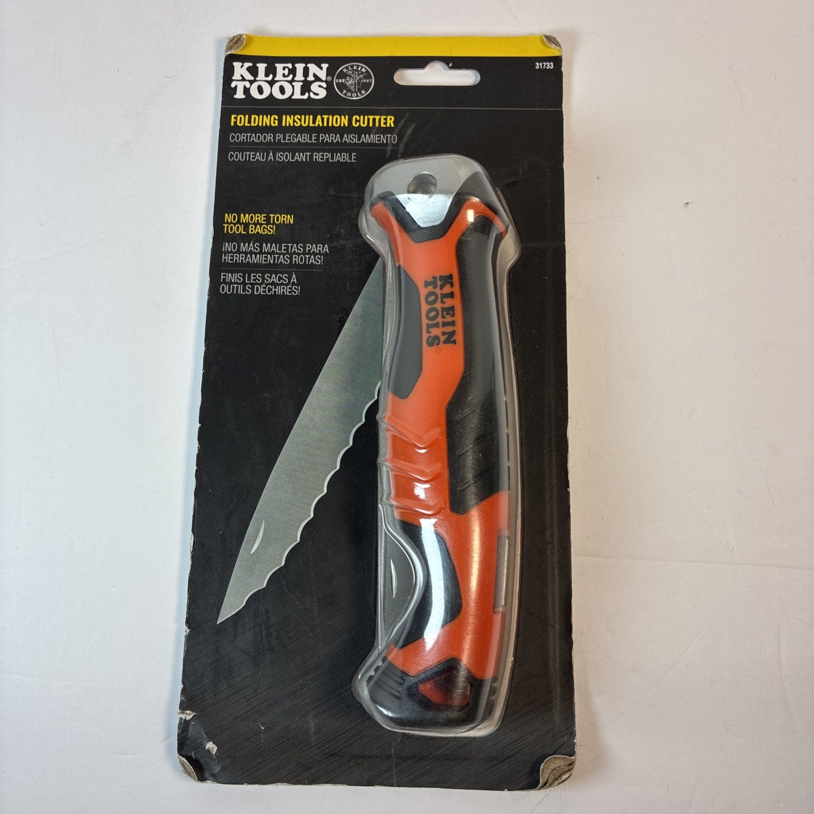 Klein Tools Folding Heavy Duty Serrated Blade NEW