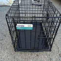 Small Portable 2 Door Pet Crate 